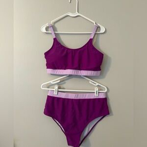 Purple and Lavender Bikini Set